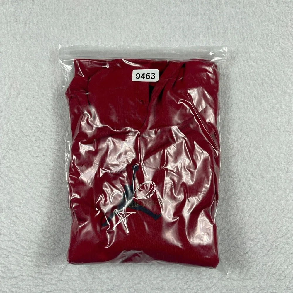 Jordan Hoodie‎ Mens Small Red Graphic Jumpman Kanji Sleeve Print Pullover
